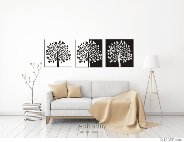Tris dipinti Albero della Vita - immagine 2