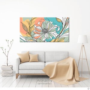 dipinto floreale moderno