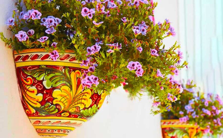 fioriera-ornamentale ceramica