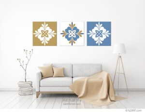 maiolica tris dipinti